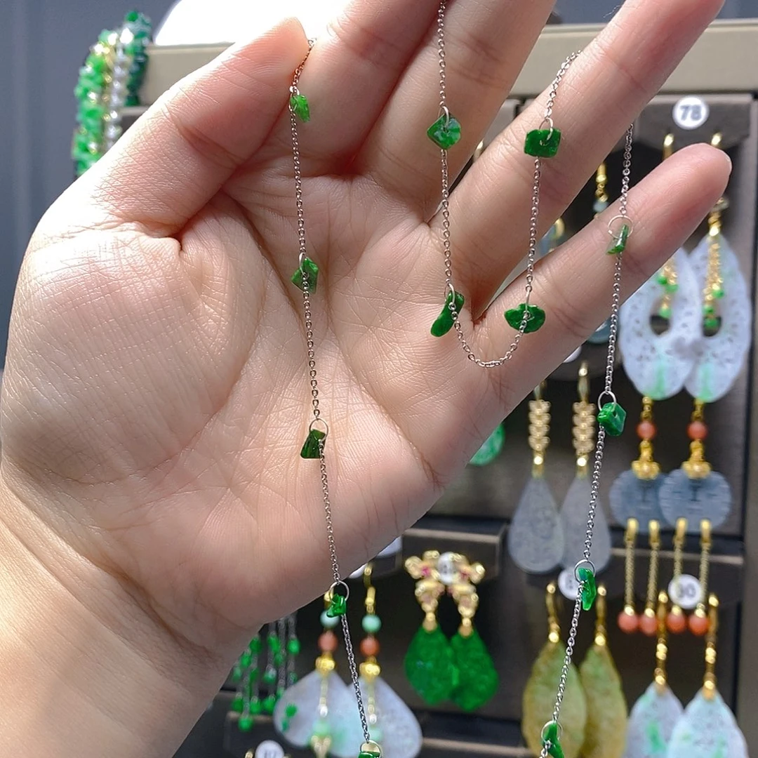 颈饰未镶嵌翡翠翡翠