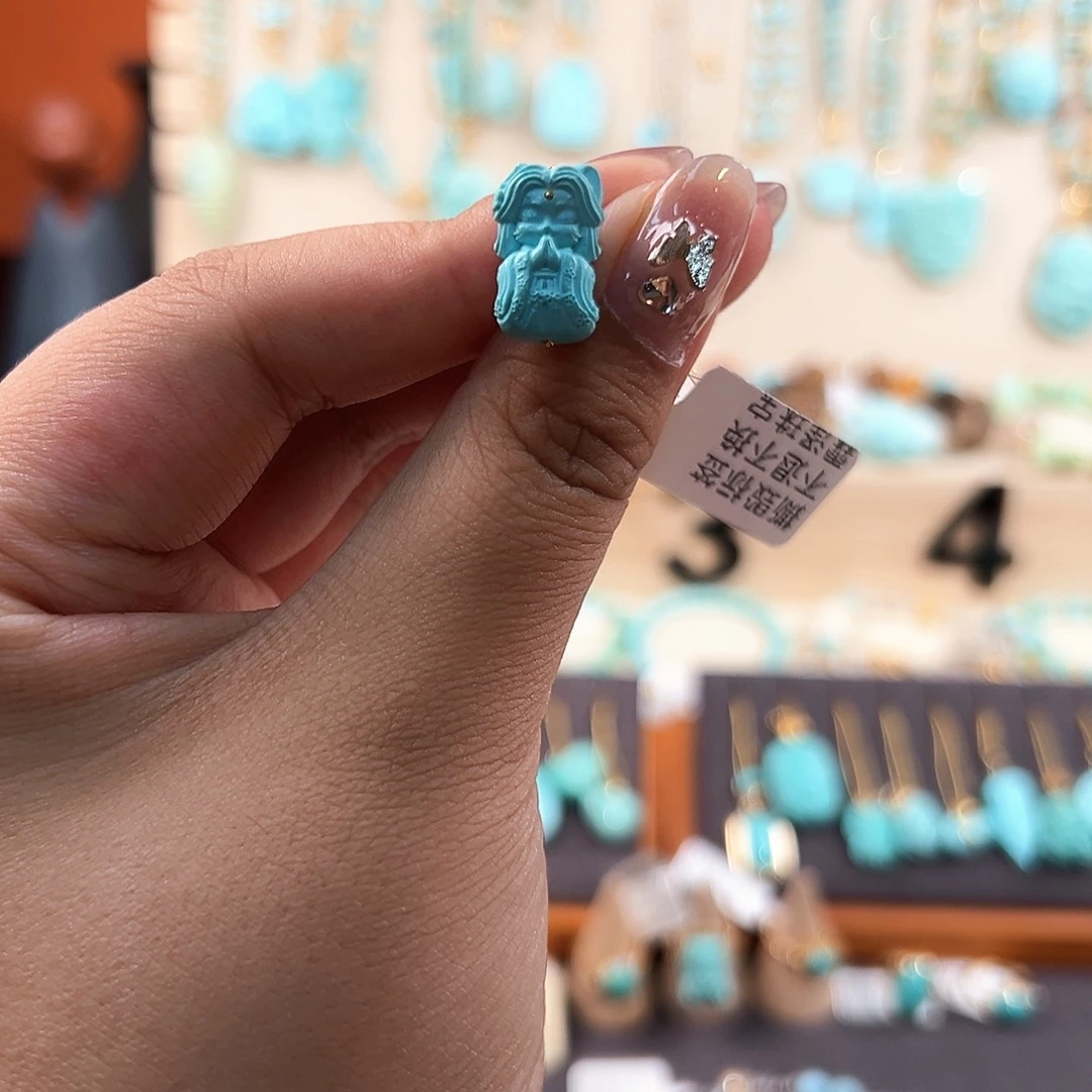 绿松石未镶嵌凤九配件