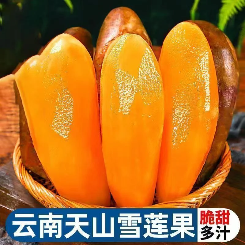 云南天山雪莲果黄心新鲜应季水果清甜脆爽多汁wy