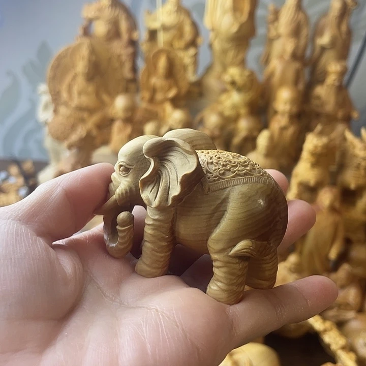 柏木（崖柏）崖柏大象长6公分