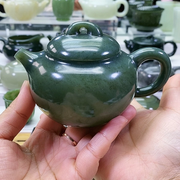 未镶嵌和田玉挂件茶壶