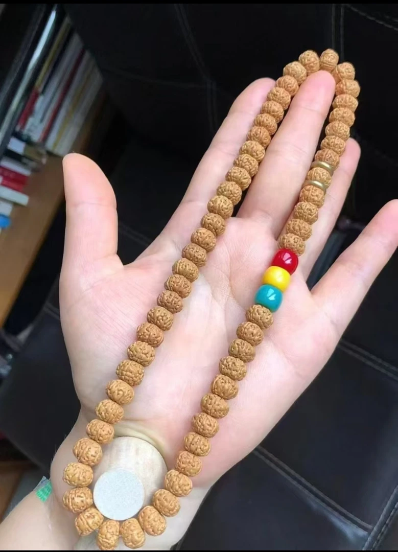 非金属木质手链 五瓣新款树王籽小金刚手串，密度小钢炮