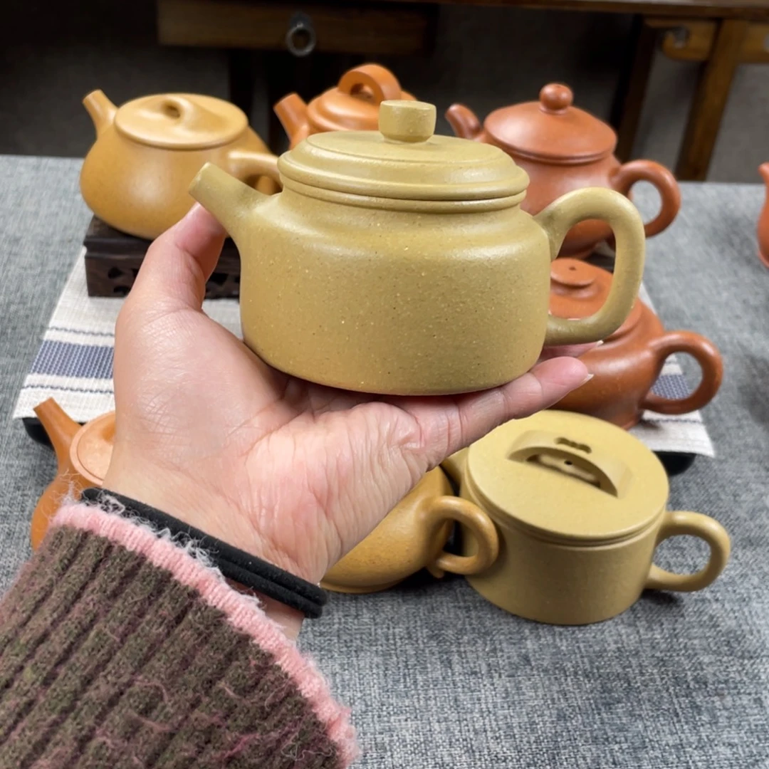 紫砂茶壶本绿德钟全手30目190