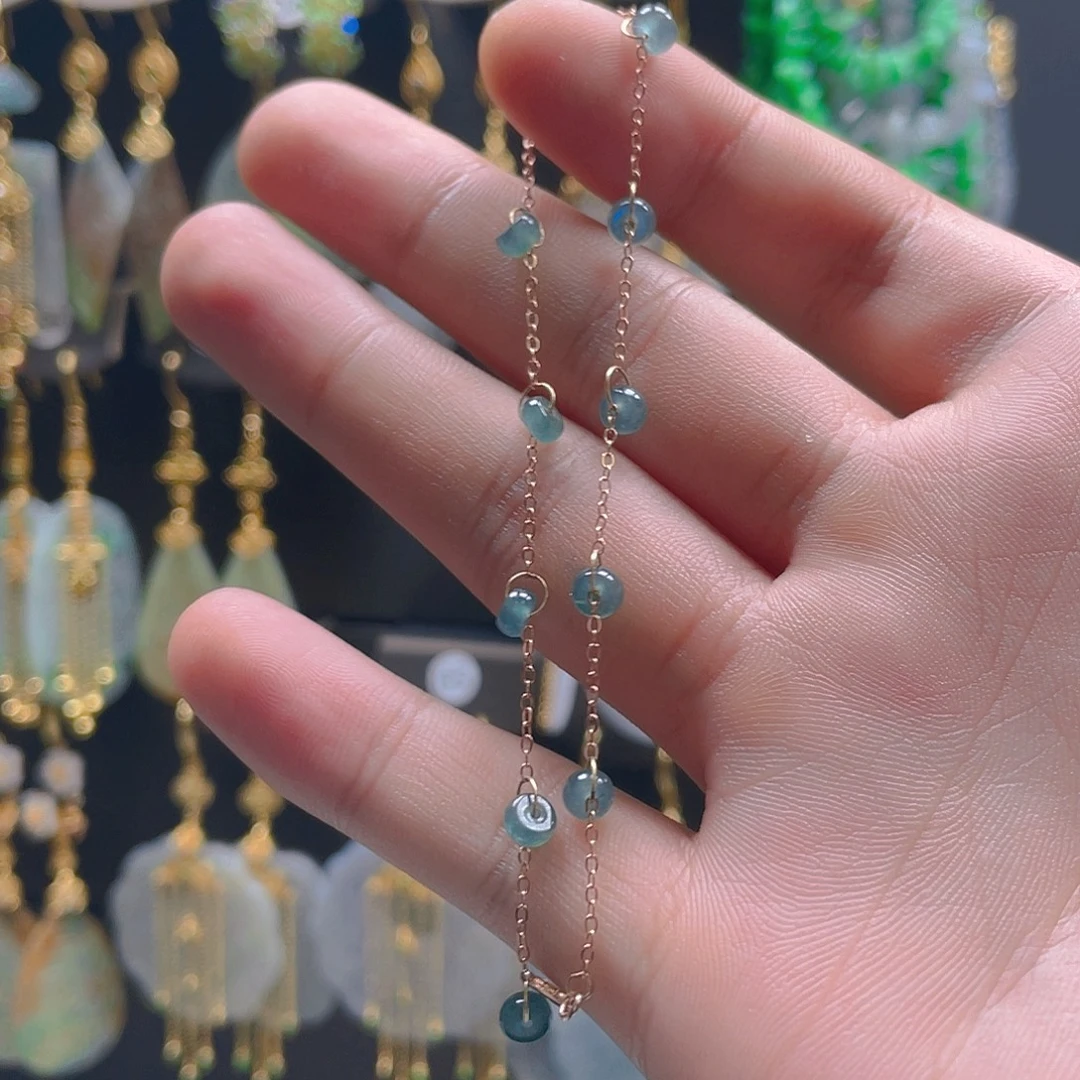 翡翠未镶嵌耳饰翡翠