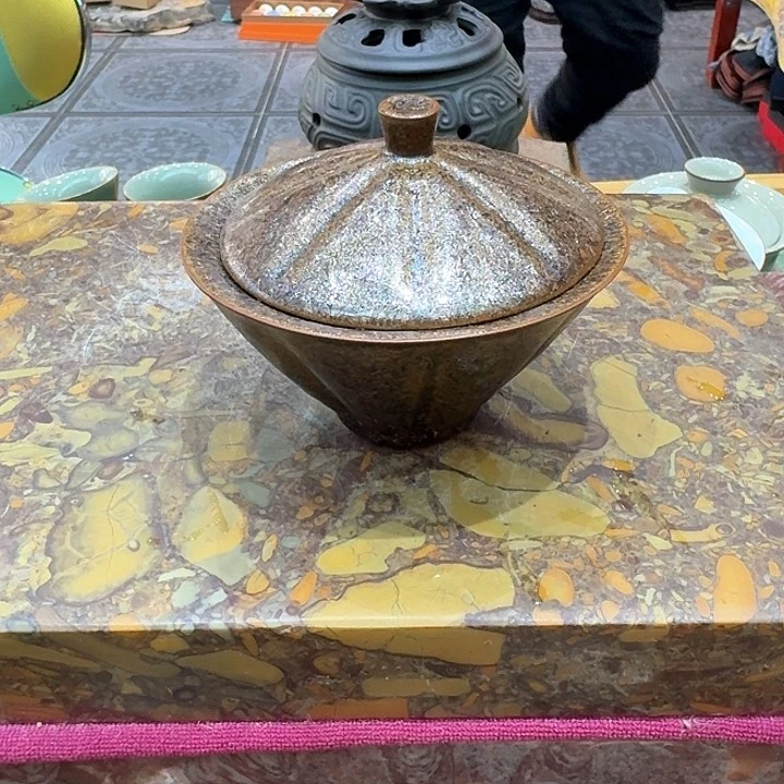 盖碗麦浪一个。。品茗