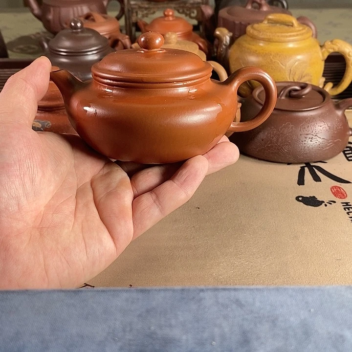 茶壶段泥紫砂的微瑕