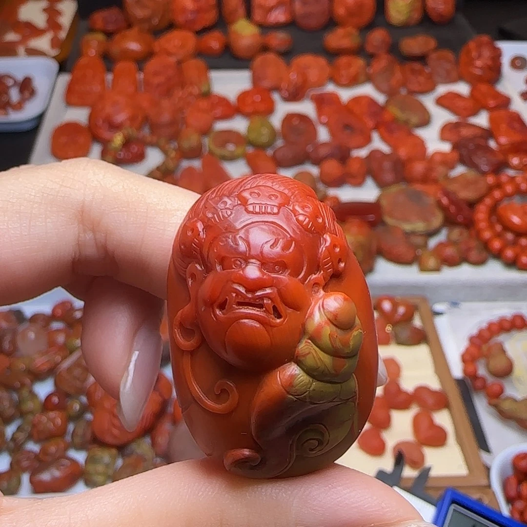 南红玛瑙未镶嵌吊坠(不含链)