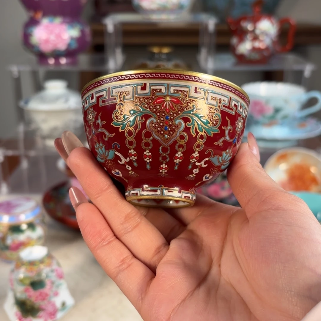 纯手工手绘 高端茶器