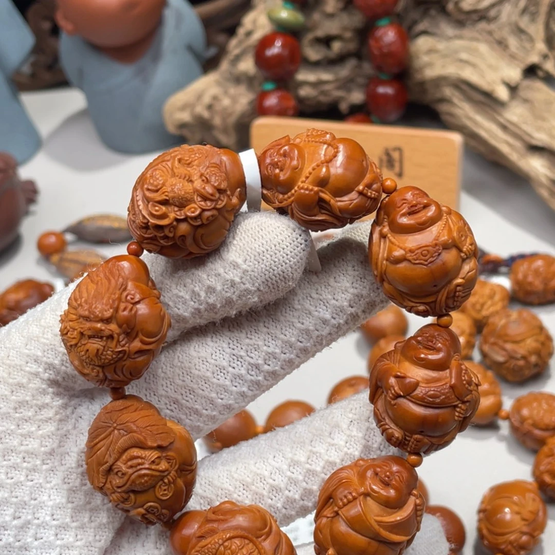 手串/手链橄榄核瑞兽弥勒