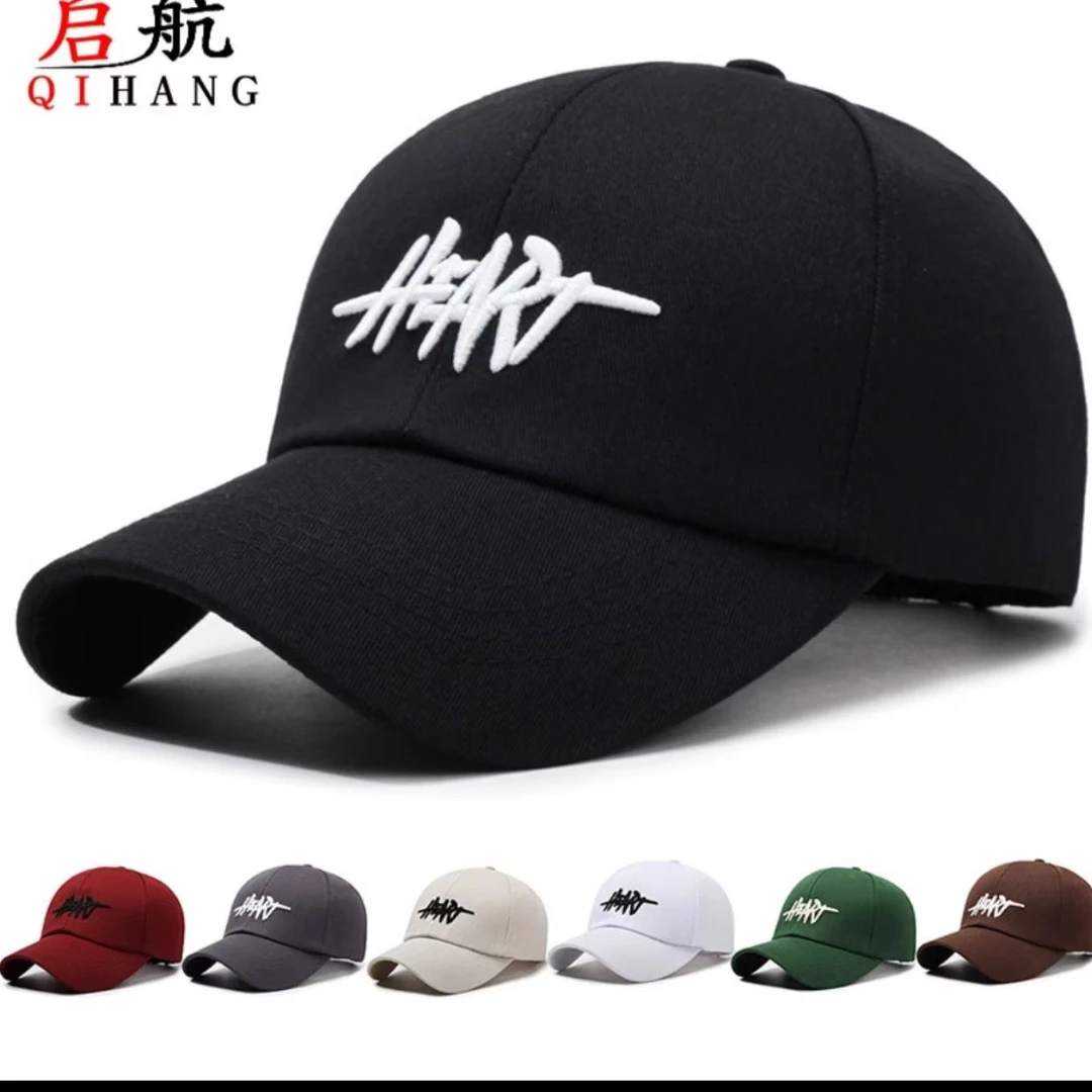 夏季刺绣黑鸭舌帽春夏帽子男士运动春季太阳帽百搭时尚户外韩版