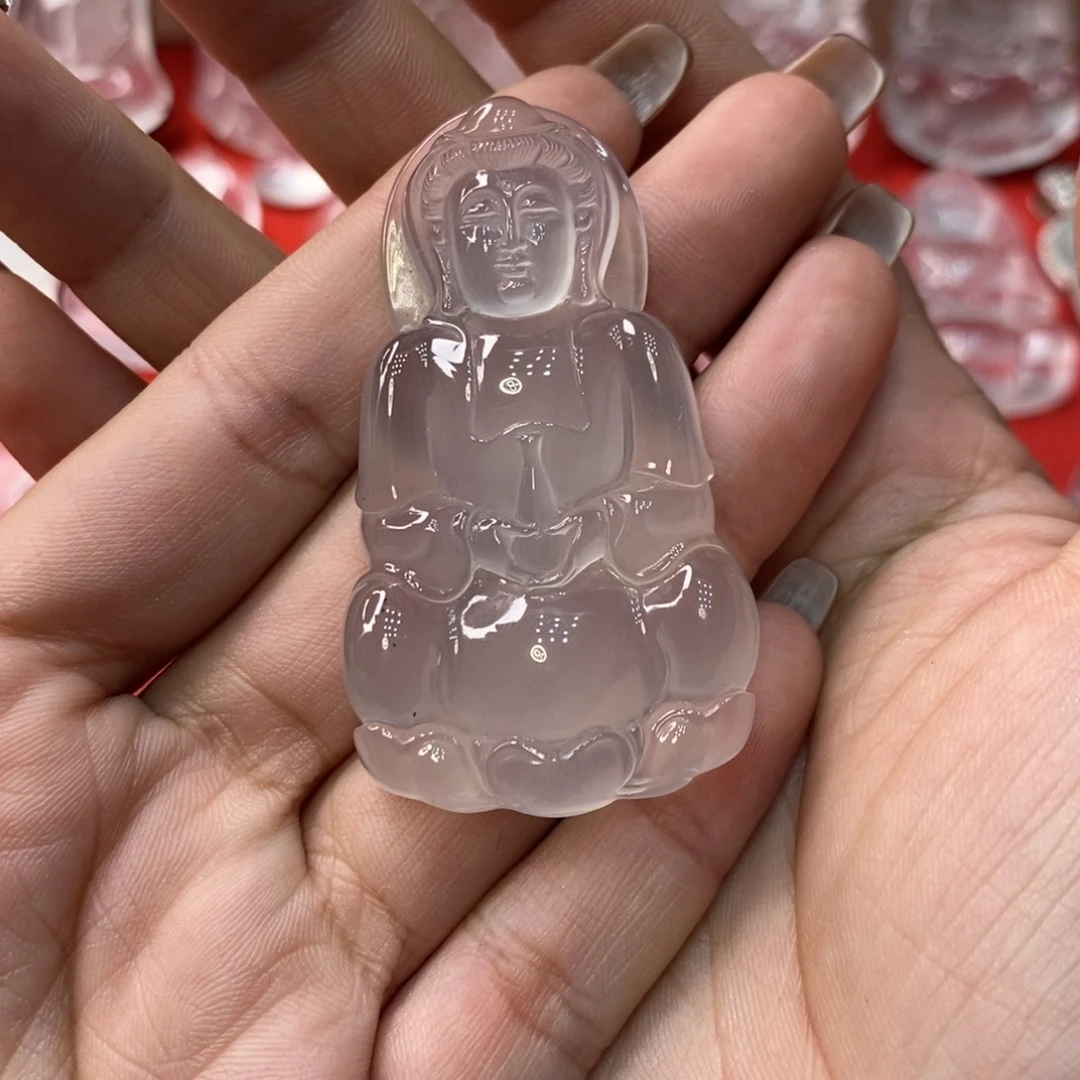 石英质玉未镶嵌吊坠