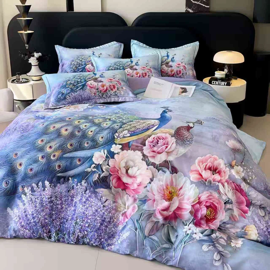 【四妹专属】新款柔软舒适贡缎提花四件套