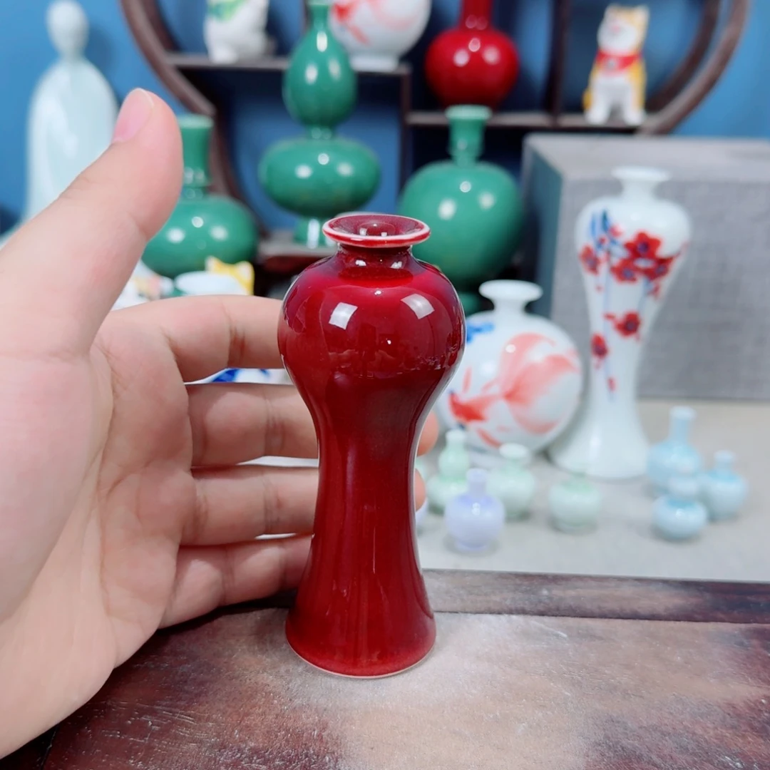陶瓷手工小花器摆件