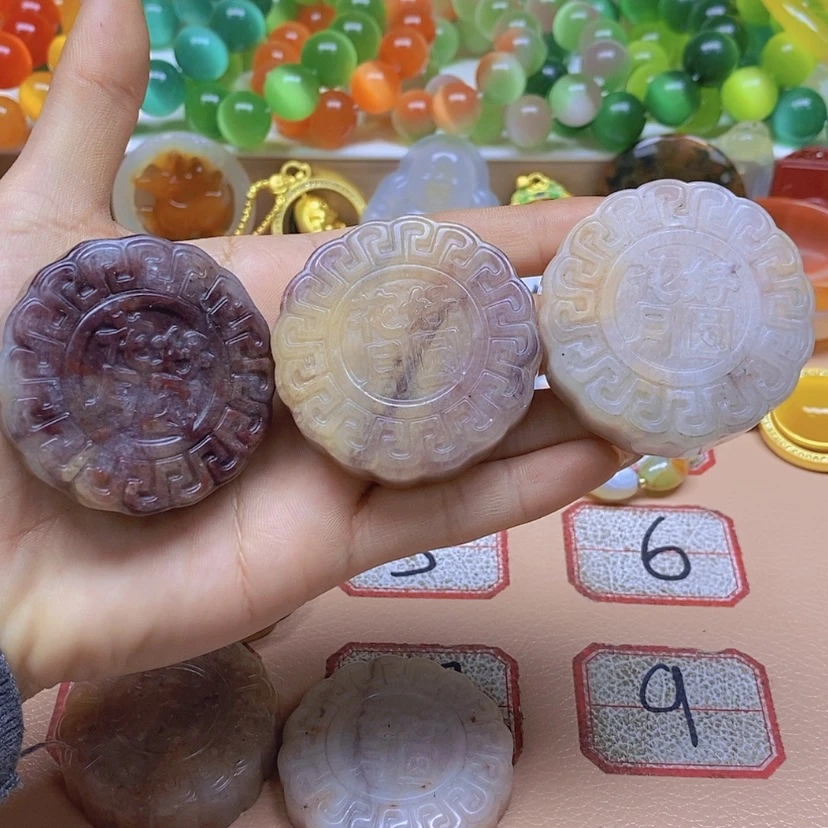 【闪购商品】玛瑙/玉髓颈饰未镶嵌王***下