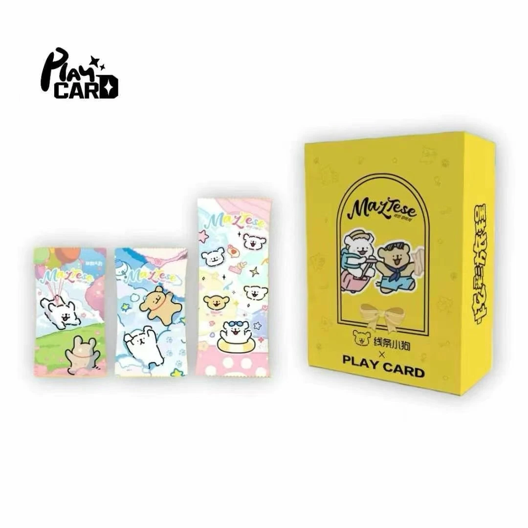 【拖拖平拆】Play card线条小狗-炫彩旅程