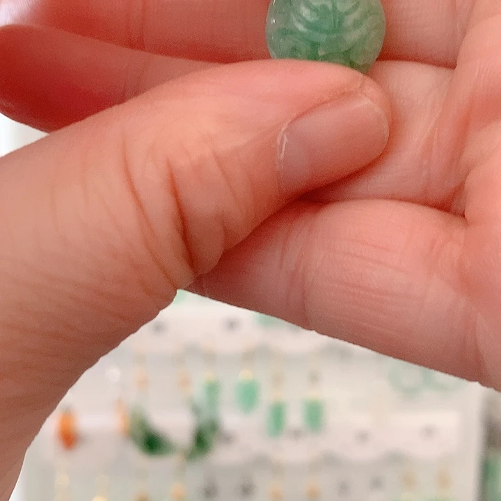 翡翠未镶嵌耳饰翡翠