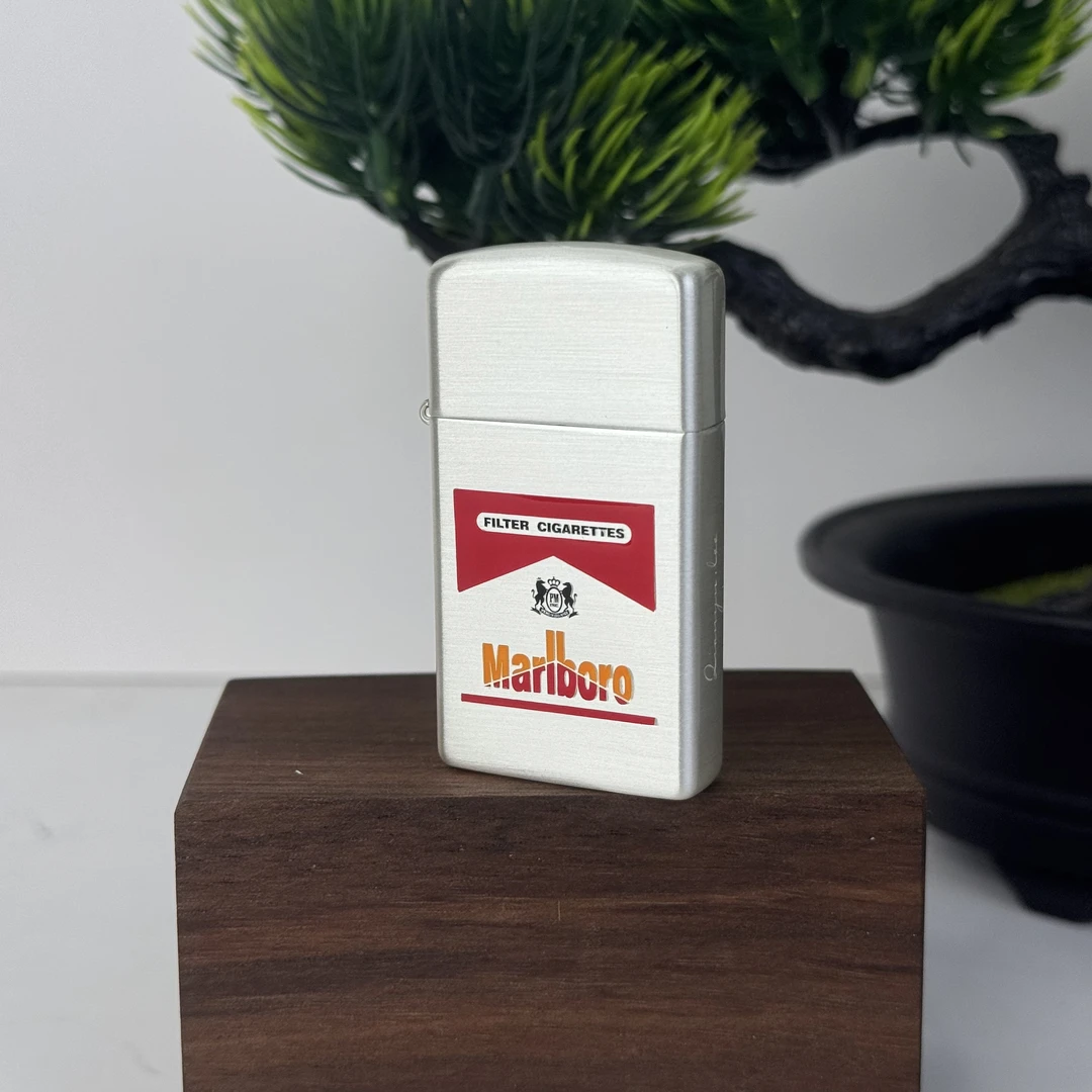 ZIPPO打火机 红橙万宝路 165煤油打火机 DYJ1