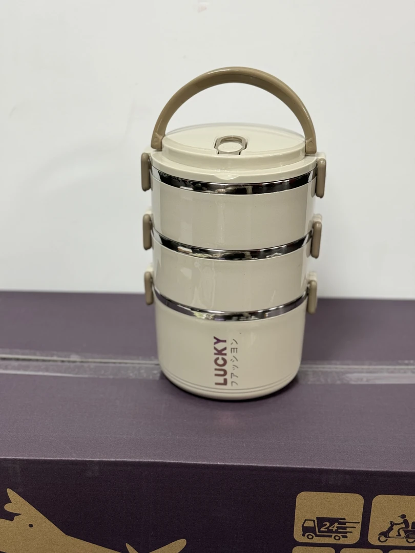 三层保温饭盒便当盒