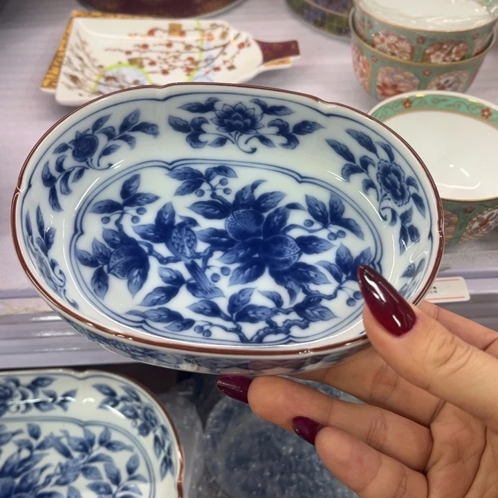 瓷片库山盘—-14.5-厘米——