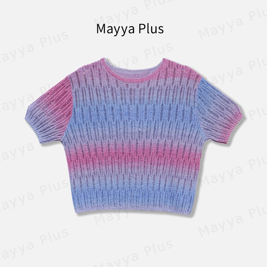 【彩色笔记】轻奢气质欧若风针织上衣32526652