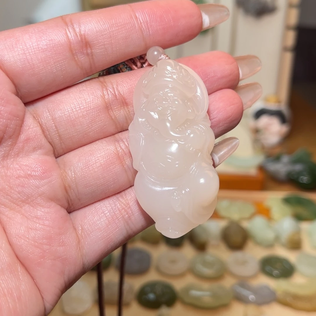 和田玉颈饰未镶嵌进***号