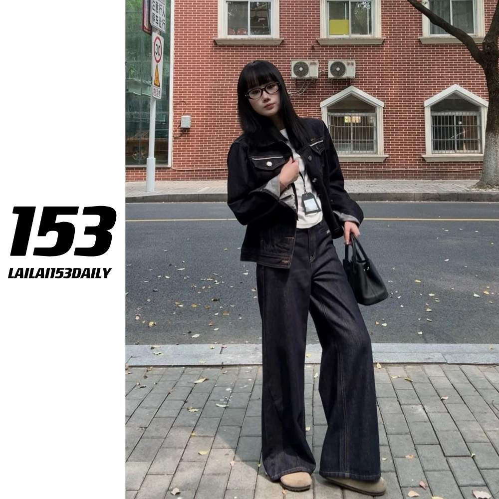 【153的日常】黑标系列定制原牛外套春秋宽松显瘦上衣25QW590