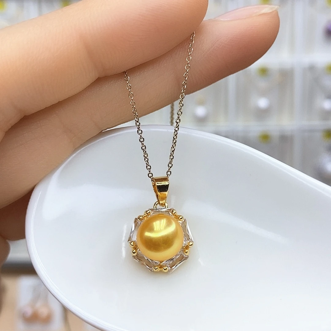 淡水珍珠合金颈饰