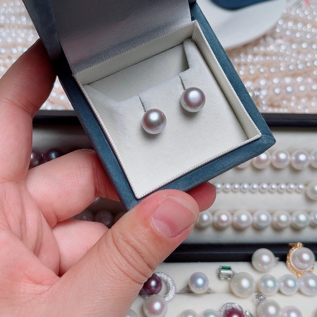 手绳银S925镶嵌淡水珍珠