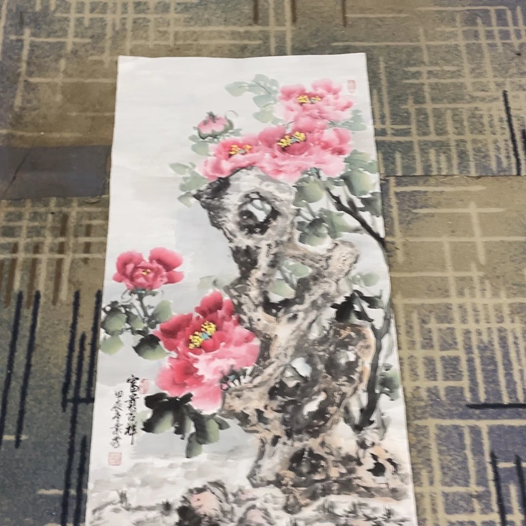 国画三尺作品花鸟111111