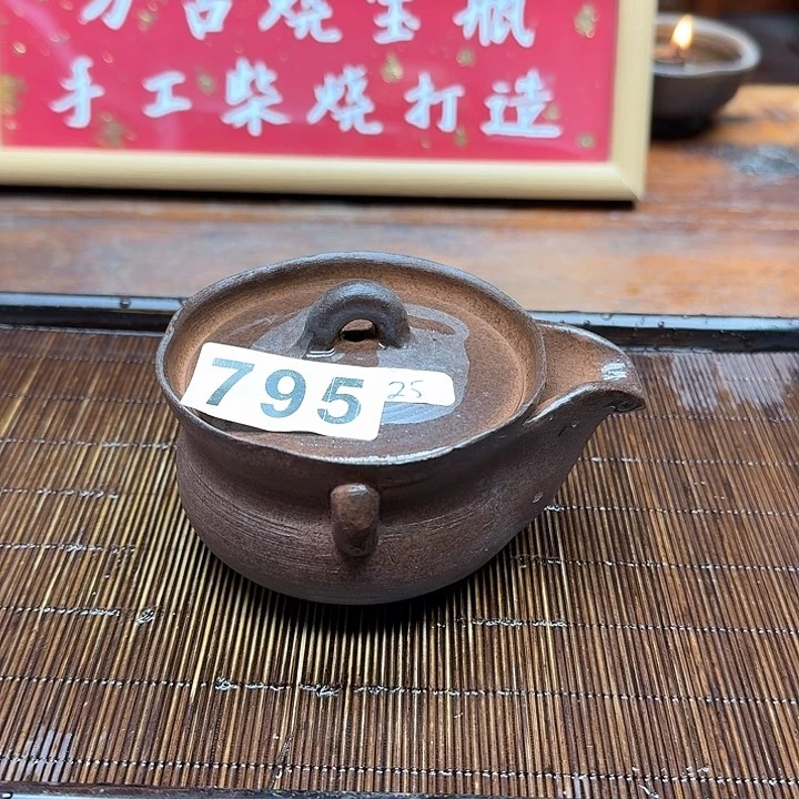 纯手工制作粗陶茶具