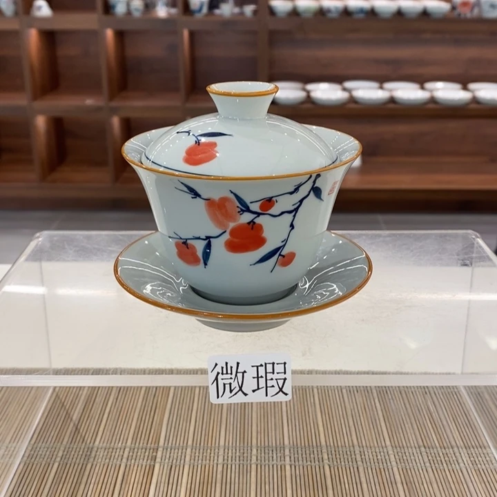 釉下老陶泥手工绘制