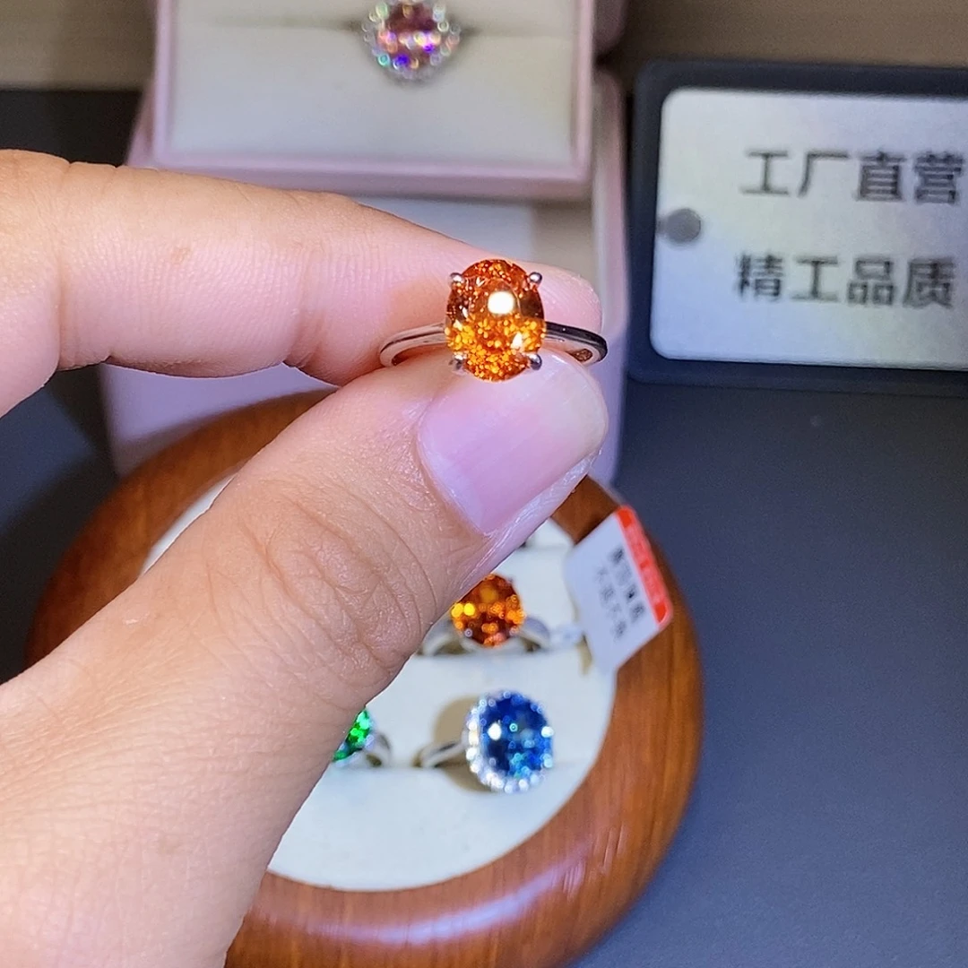 颈饰银S925镶嵌碧玺