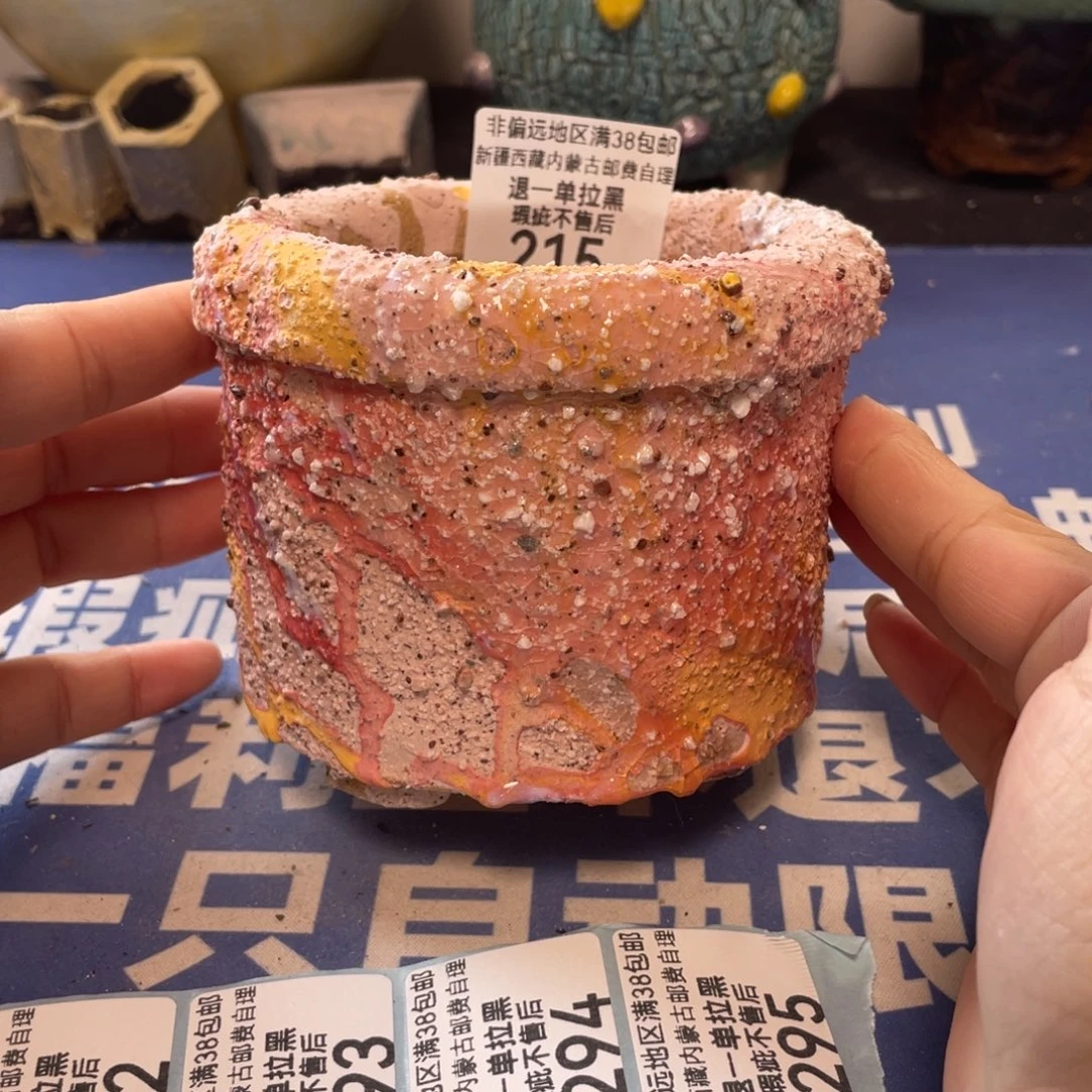 微瑕陶艺多肉花盆215