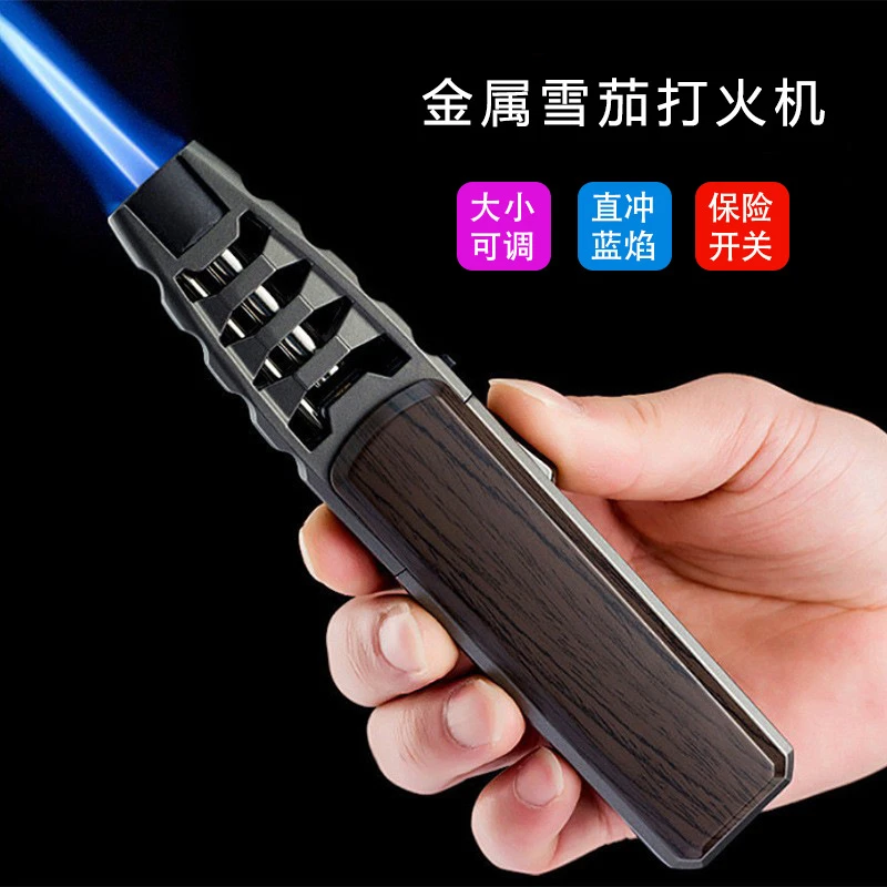 送男友的充气打火机礼物防风电子充气打火机金属户外雪茄创意个性
