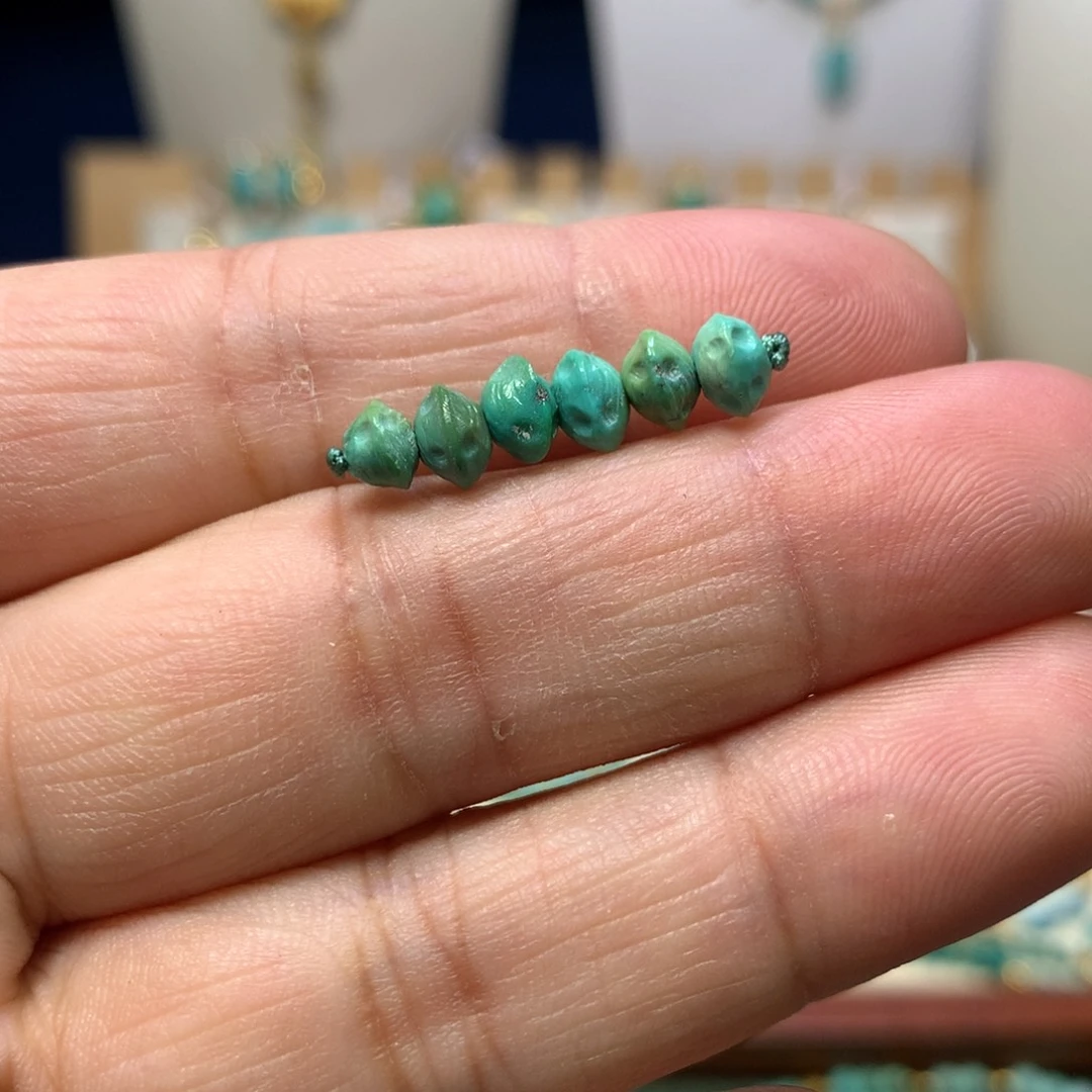 未镶嵌绿松石百香籽5mm