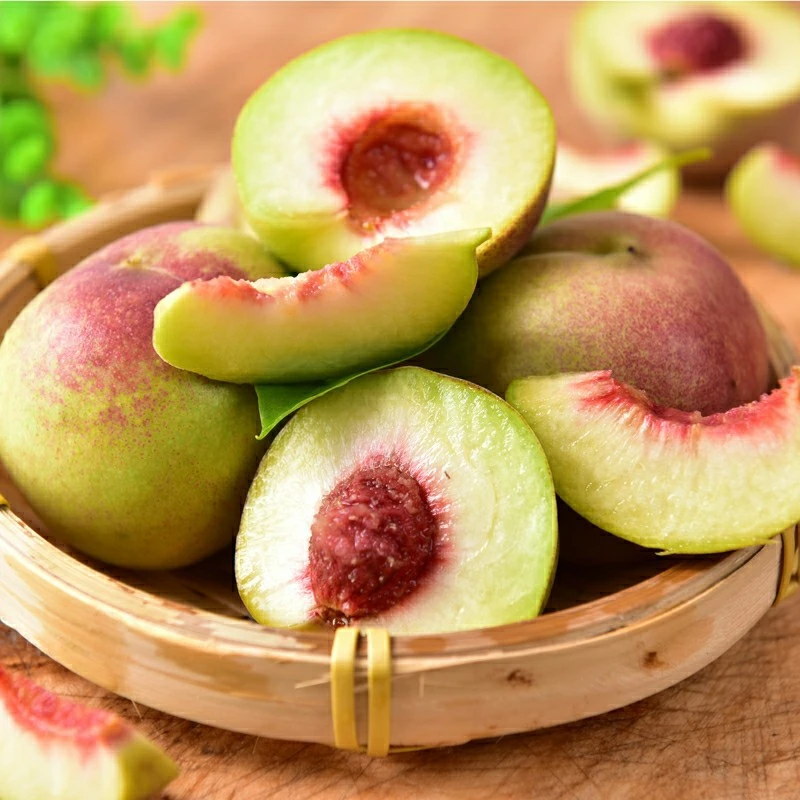 正宗青州晚熟冬雪蜜桃脆甜离核现摘现发5斤包邮