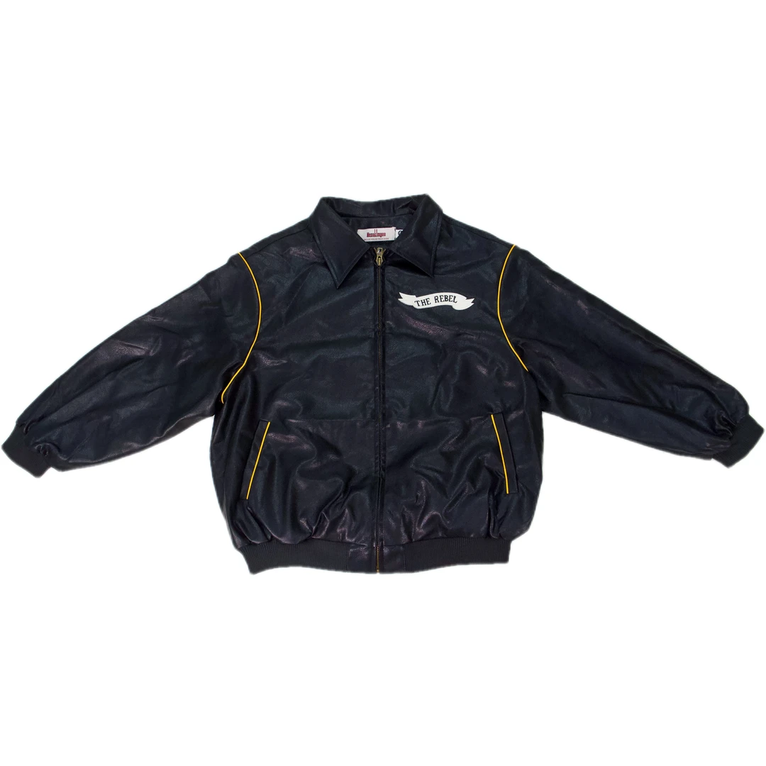 Meidai美式复古机车皮皮夹克2025秋季新款简约外套休闲春秋潮流