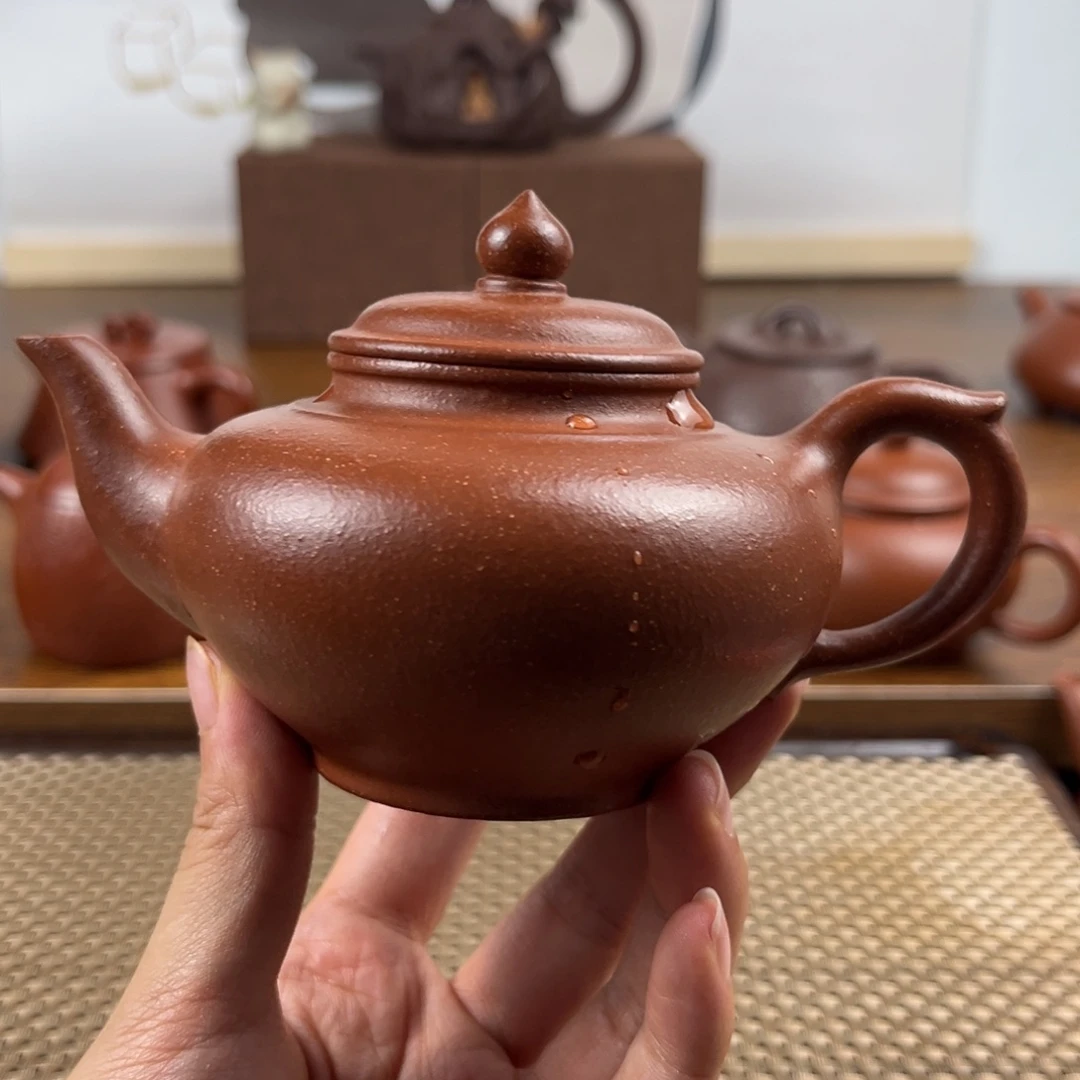 茶壶紫砂黄降坡半手190c