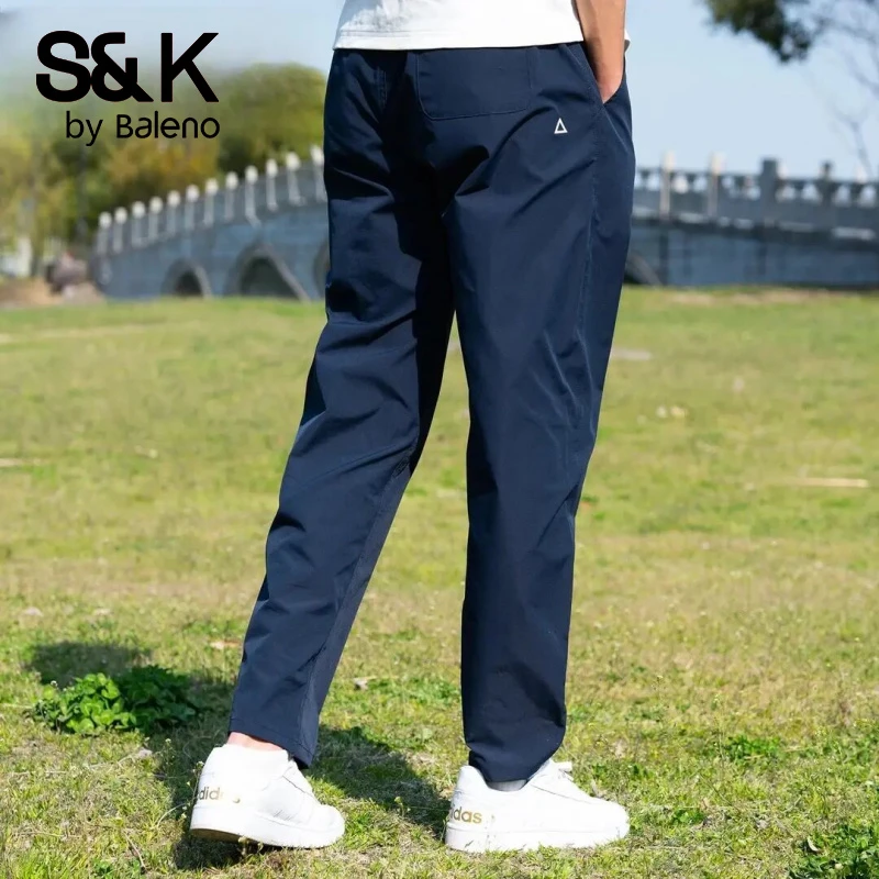 班尼路S&K秋季新款男士休闲子裤男装弯刀户外潮流时尚百搭弹力休