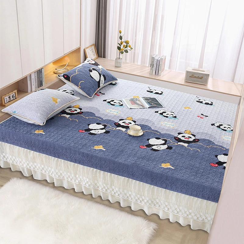 定做牛奶绒床盖榻榻米炕单炕盖夹棉加厚炕毯炕罩床单防滑炕床东北