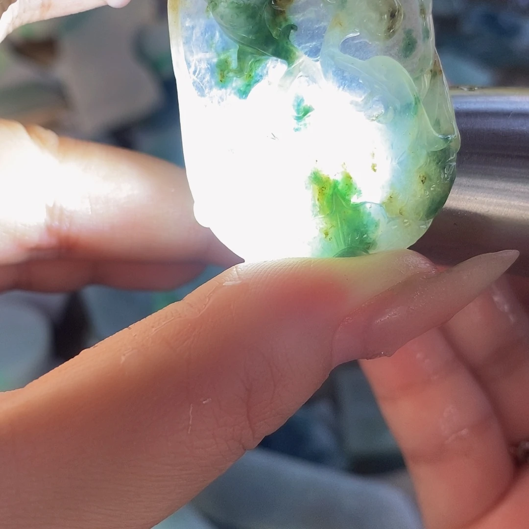 颈饰未镶嵌翡翠琳**林天然翡翠