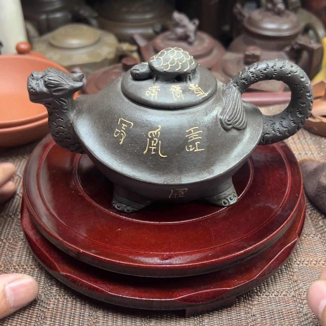 茶壶紫砂宜兴原矿紫砂壶280毫升容量