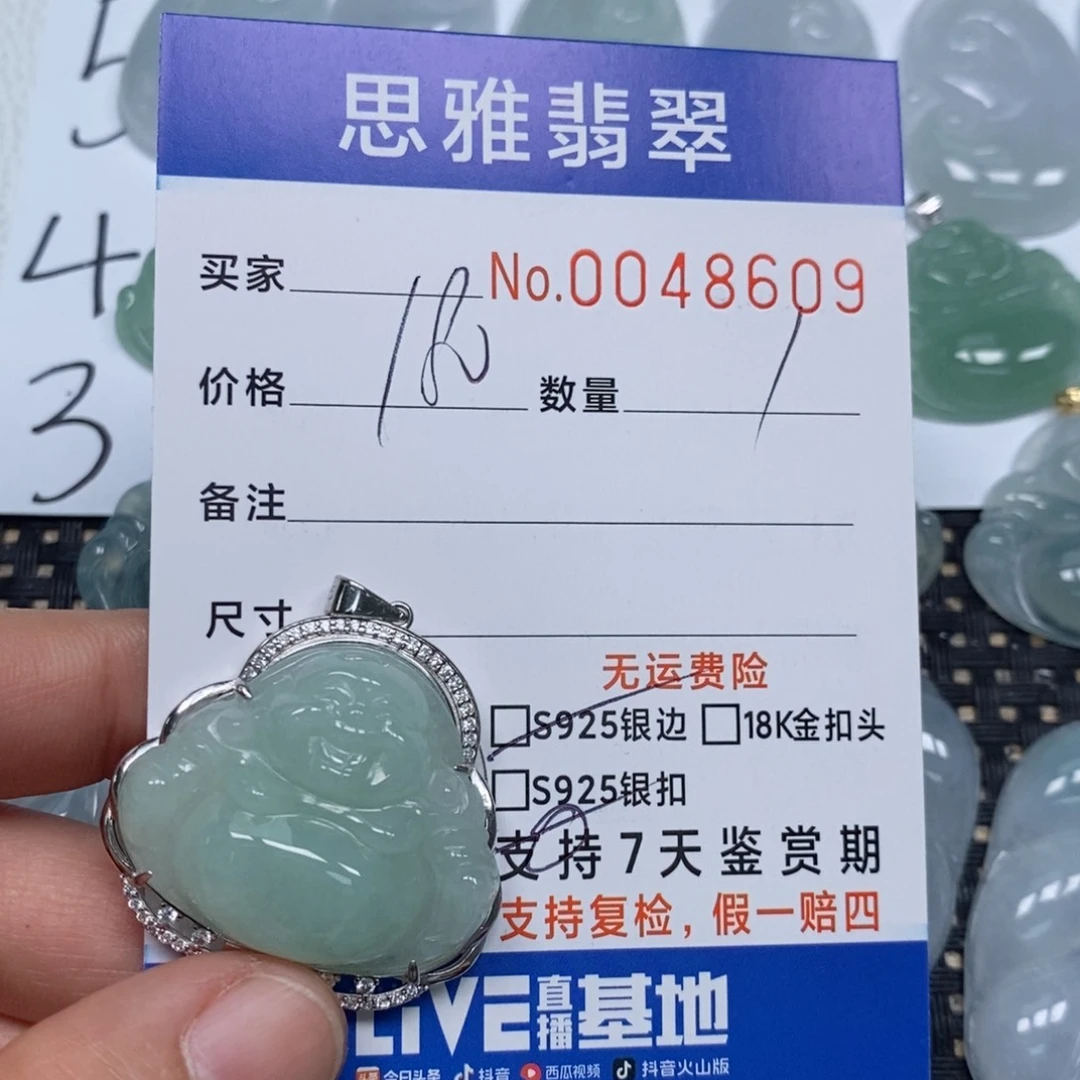 翡翠颈饰未镶嵌天然缅甸翡翠