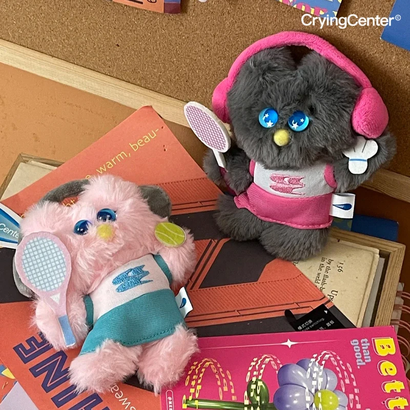 Crying center/哭喊中心很爱运动的耳机猫玩偶挂件
