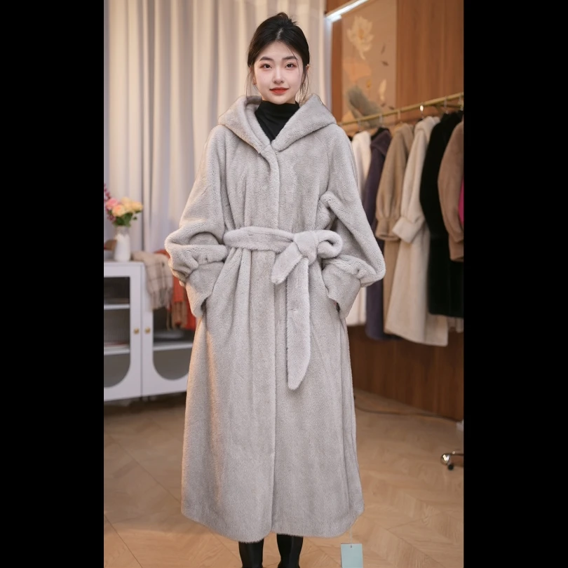 2025新款冬季大衣连帽时尚休闲款一件过冬防风御寒女士大码65999
