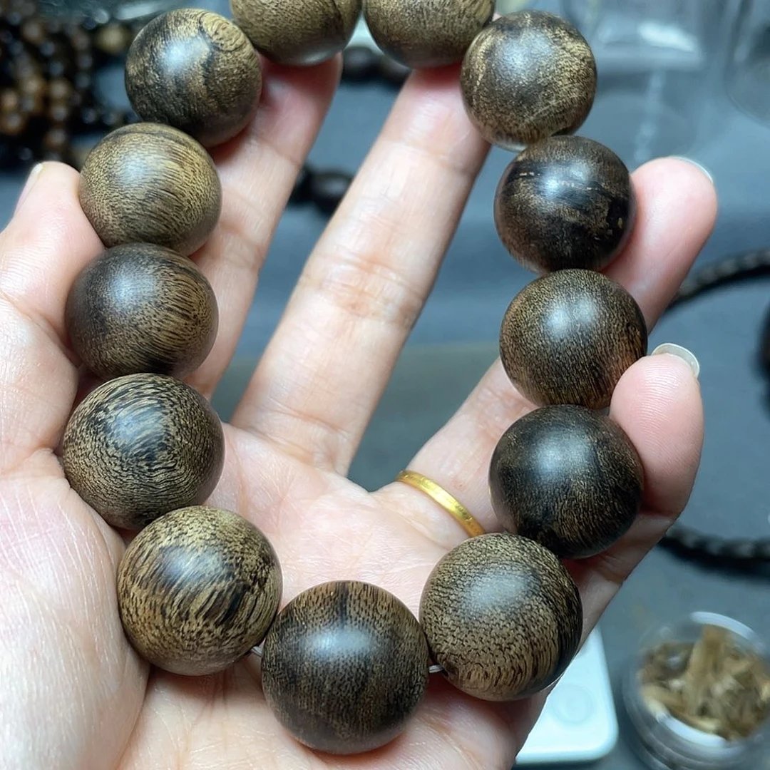 手串沉香白棋瘤疤1.8