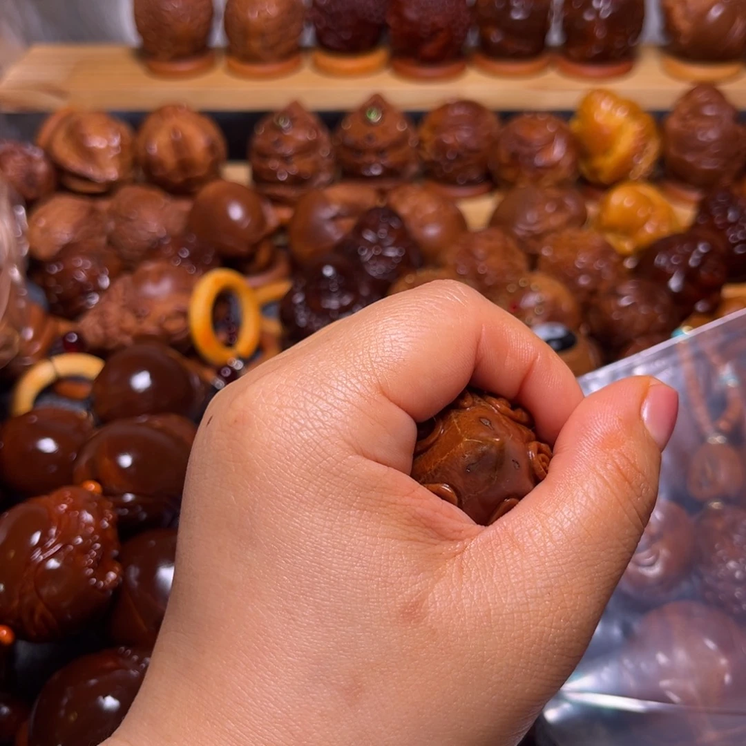 橄榄核手串/手链大六面