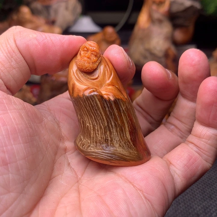 柏木（崖柏）崖柏手把件