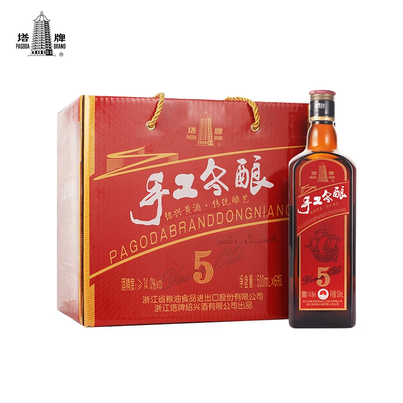 塔牌绍兴黄酒五年传统手工冬酿500ml