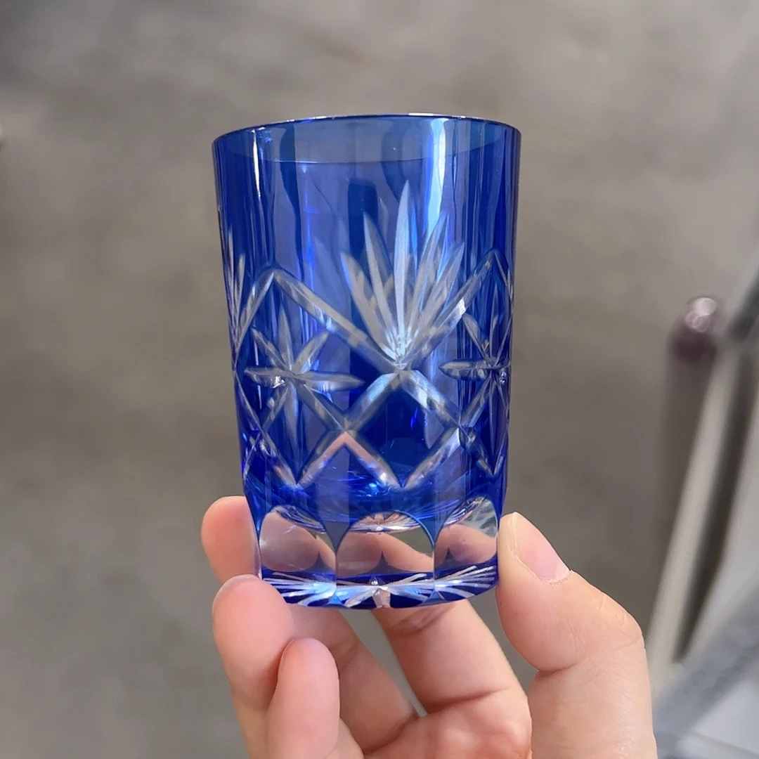 水晶玻璃高脚款微瑕一个